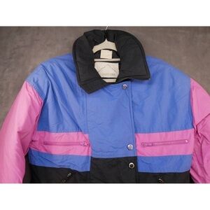 White Stag Black, Blue, and Pink Utility Jacket